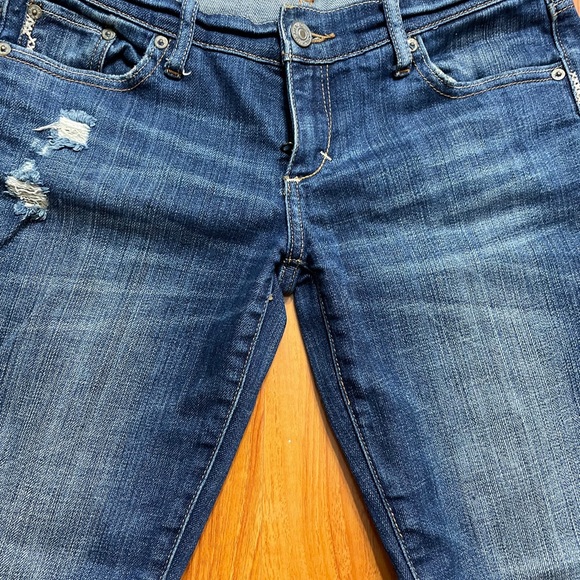 Abercrombie straight leg denim size 25 - Picture 3 of 7